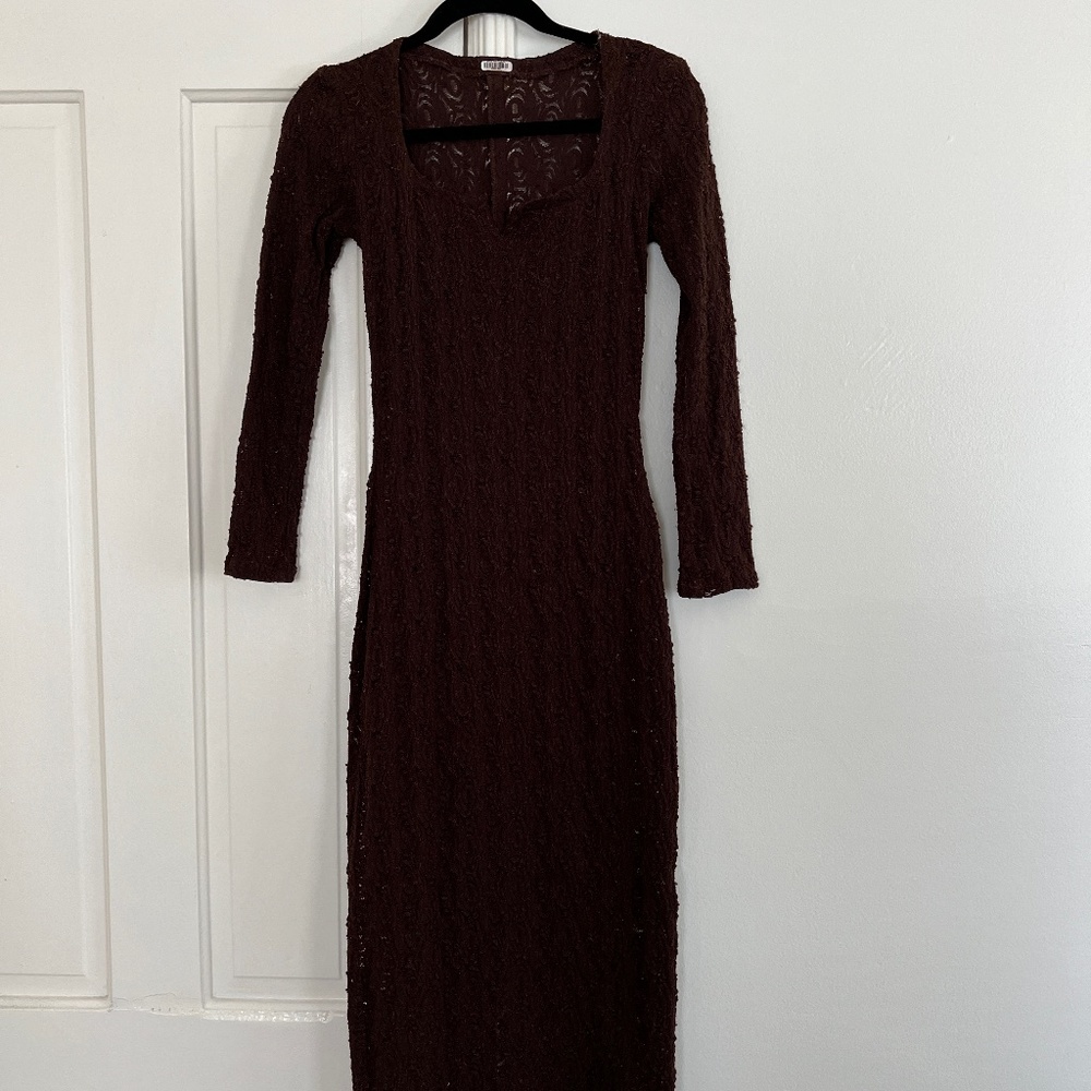 Vintage all lace maxi dress